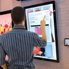 Wall Mount Commercial Monitors Digital Signage Android Without Information Kiosk 75 Inch