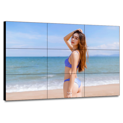 0.88mm Ultra thin bezel lcd monitor 3d Video Wall System 1920X1080 500 Nits